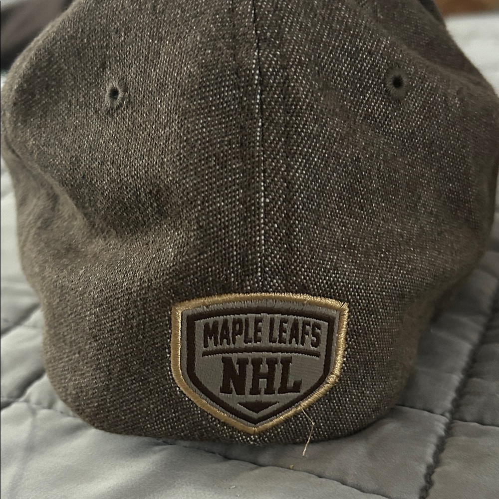 NHL Toronto Maple Leafs Brown and Tan Hat - Picture 3 of 6